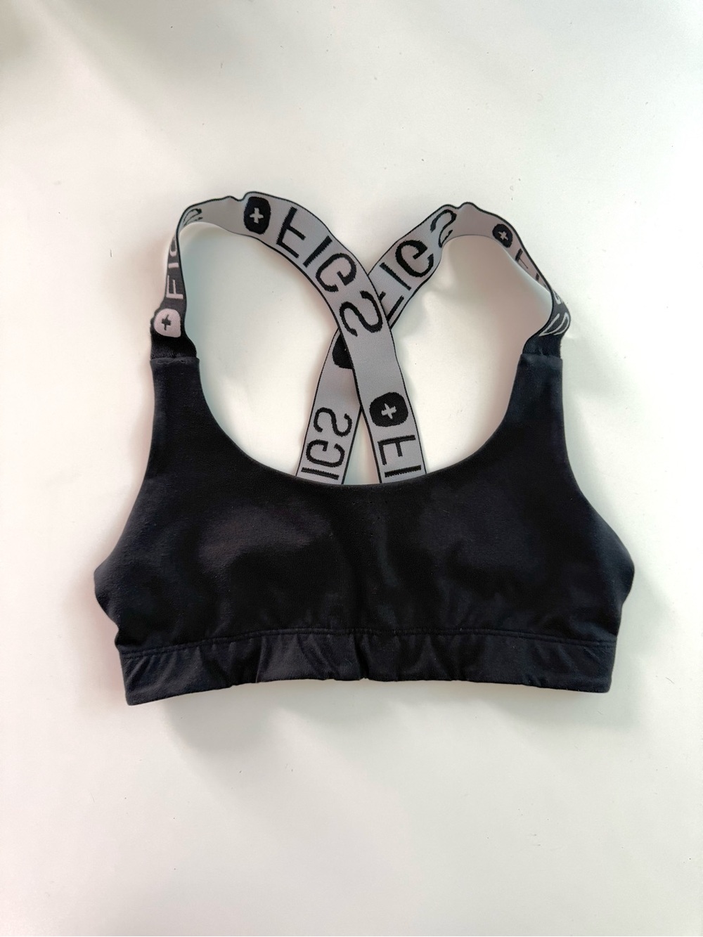 FIGS Scrubs Sports Bra Size SMALL with Criss Cross Straps - Fair Condition